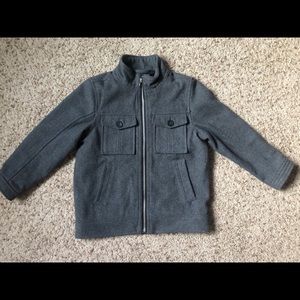 Old Navy boys grey coat XS 5
